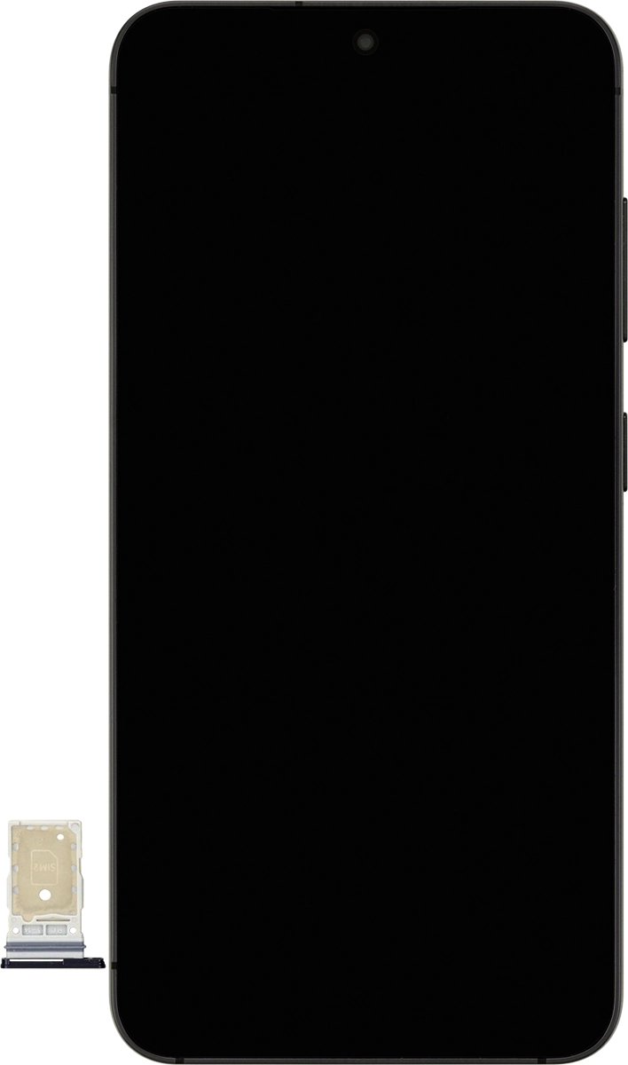 Turn your SIM as illustrated in the second SIM holder and place it in the SIM holder.