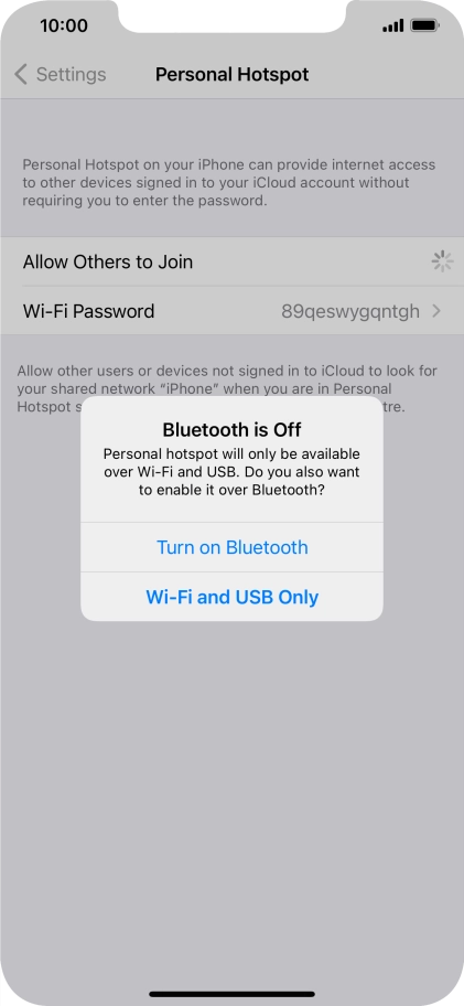 If Wi-Fi is turned on, press Wi-Fi and USB Only. If Wi-Fi is turned on, press Wi-Fi and USB Only.