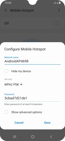 Press the field below Press the field below