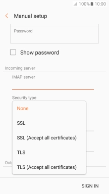 Press None to turn off the function. Press None to turn off the function.
