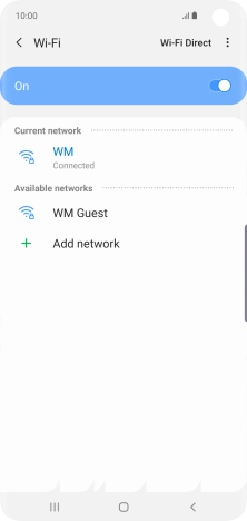 Press the Home key to return to the home screen.
