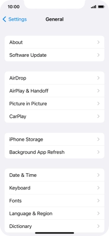 Press Software Update. If a new software version is available, it's displayed. Follow the instructions on the screen to update the phone software.