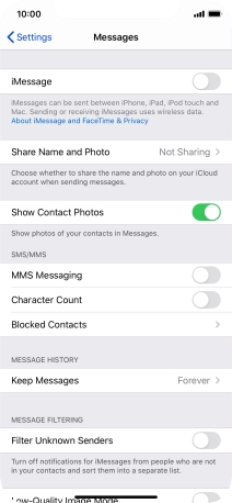 Press the indicator next to Press the indicator next to