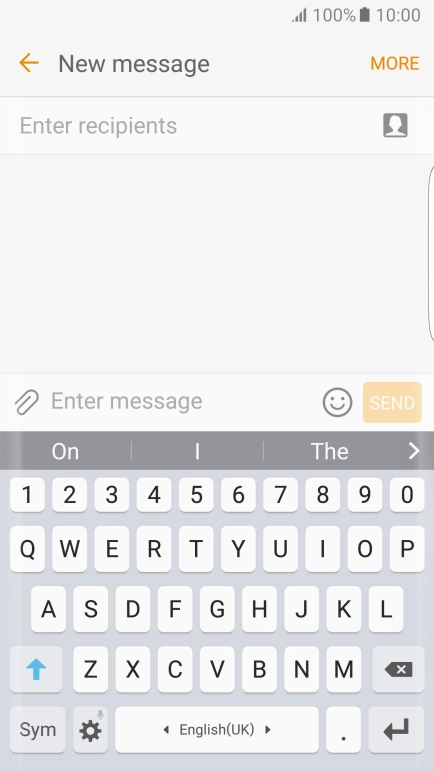 Open a new note, message or email message to bring up the keypad and your phone is ready for text input.