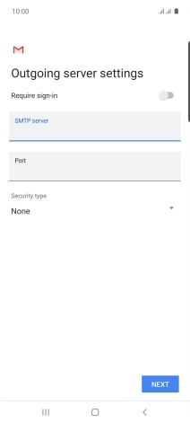 Press the field below 