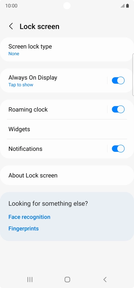 Press the Home key to return to the home screen.