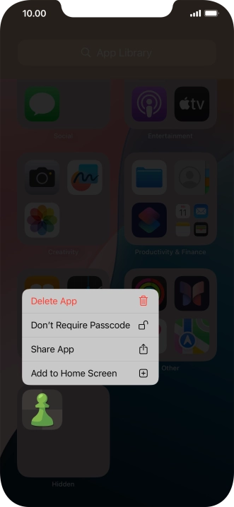 Press Don't Require Passcode.