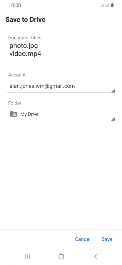 Press the field below 