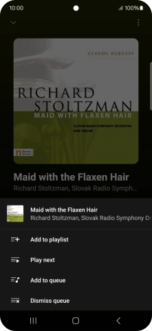 Press Add to playlist.