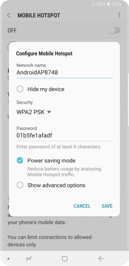 Press the field below Press the field below