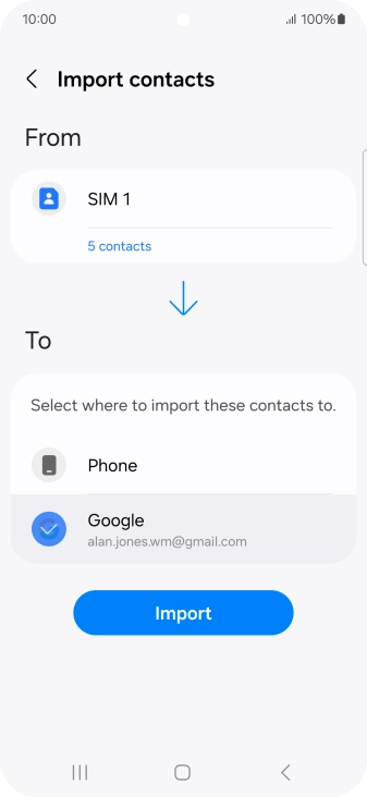 Press Import. Press Import.