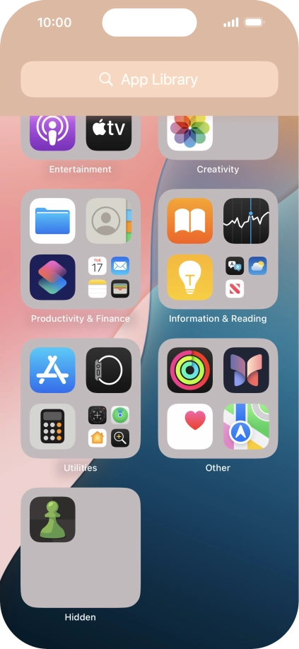 Press and hold the required app. Press and hold the required app.