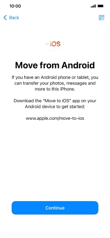 To transfer content to your phone, you need to install the app 