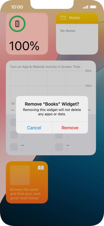 Press Remove. Press Remove.