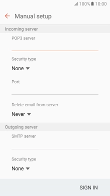 Press the drop down list below 