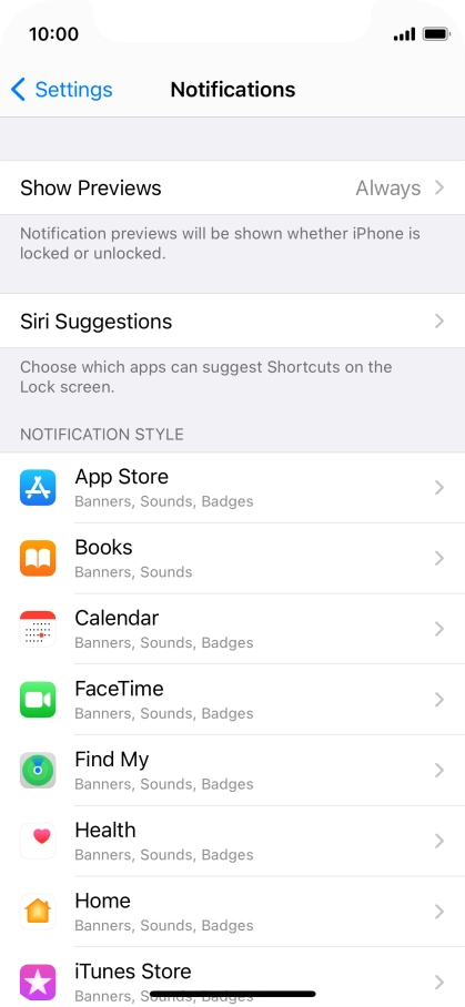 Press Show Previews.