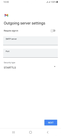 Press the field below 