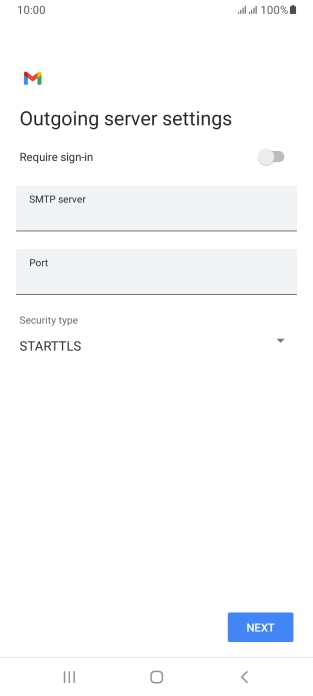 Press the field below 