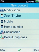 Select Mobile and press the Navigation key.