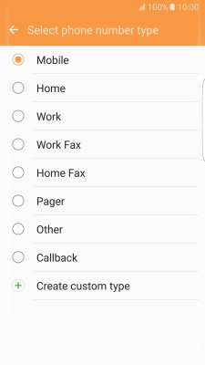 Press the required number type.