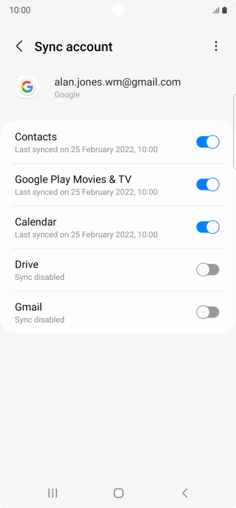 Press the Home key to return to the home screen. Press the Home key to return to the home screen.