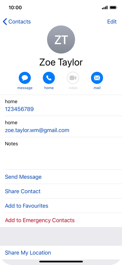 Press the required number.