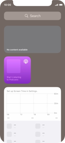 Press and hold the required Widget Stack. Press and hold the required Widget Stack.