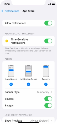 Press the indicator next to Press the indicator next to