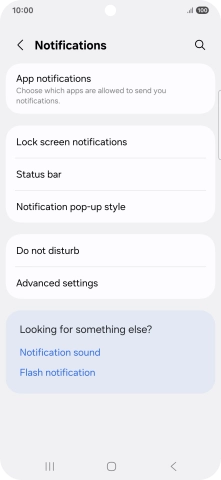 Press App notifications.
