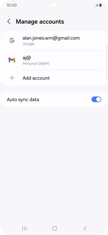 Press the Home key to return to the home screen.
