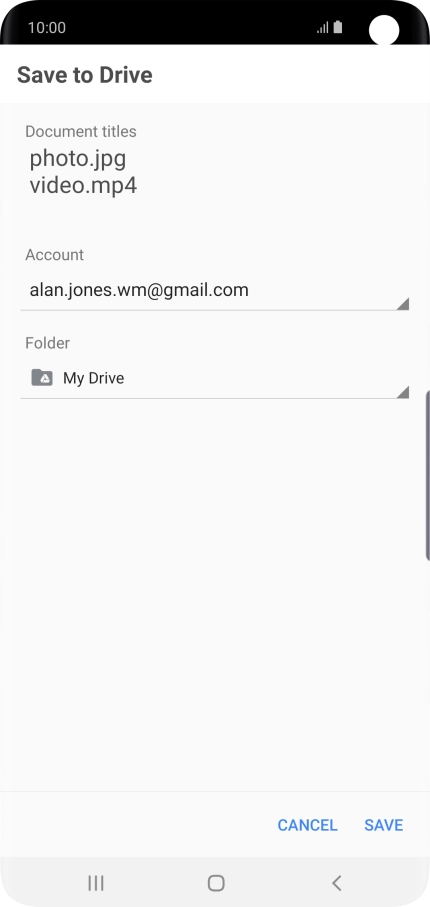 Press the field below Press the field below