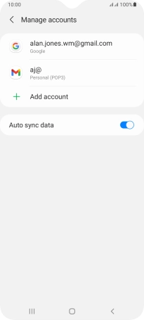 Press the Home key to return to the home screen.