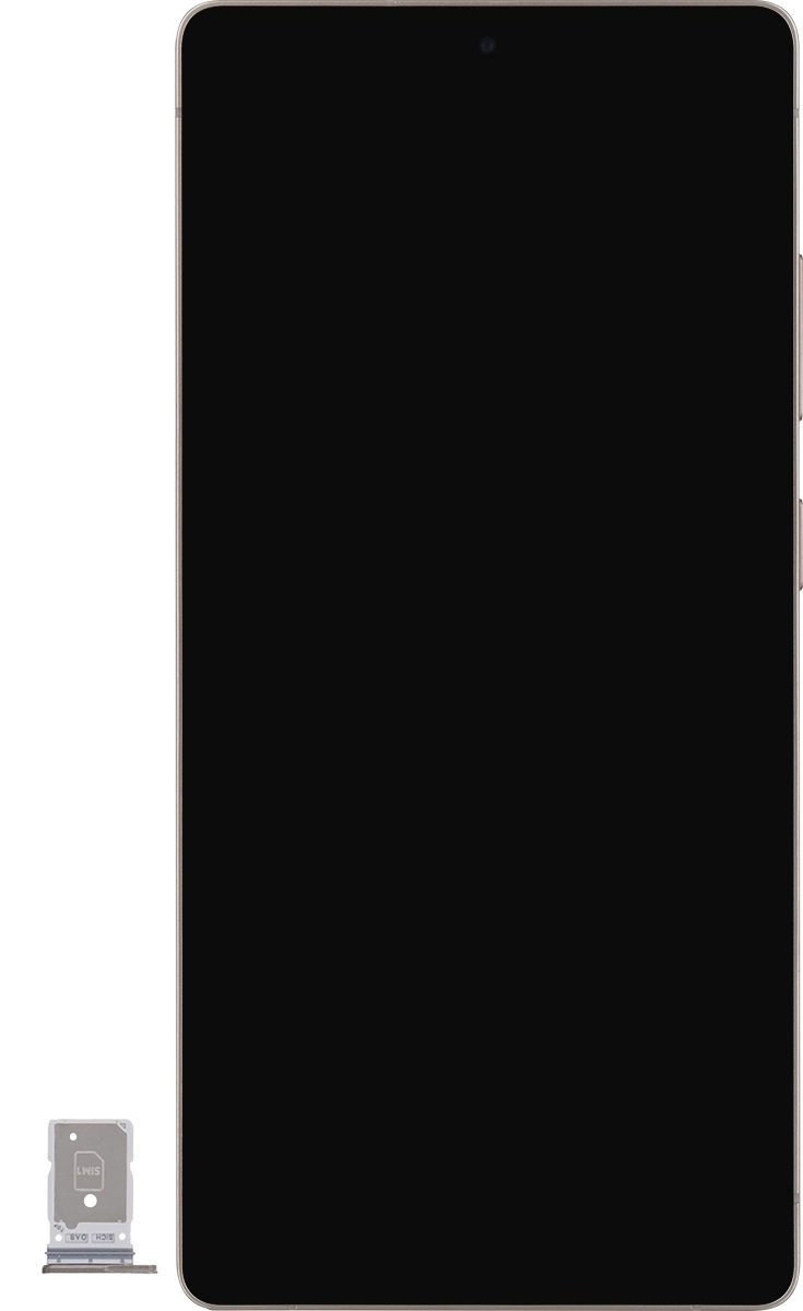 Turn your SIM as illustrated in the first SIM holder and place it in the SIM holder.