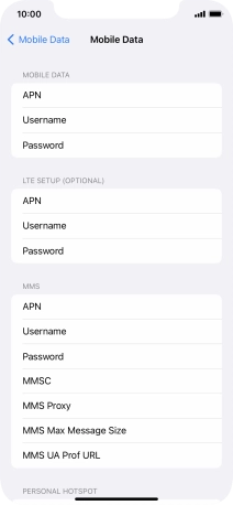 Press APN and key in live.vodafone.com. Press APN and key in live.vodafone.com.