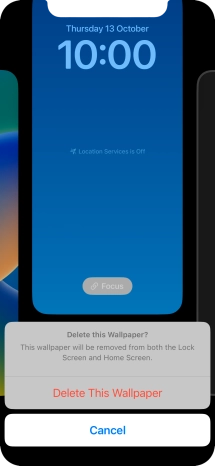 Press Delete This Wallpaper.