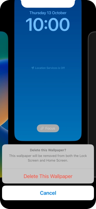 Press Delete This Wallpaper.