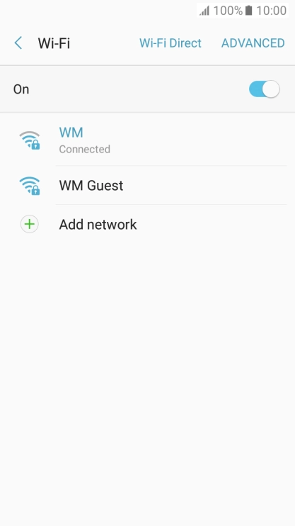Press the Home key to return to the home screen.