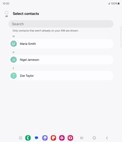 Press the field above 
