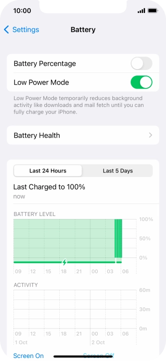 Slide your finger upwards starting from the bottom of the screen to return to the home screen.