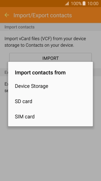 Press SIM card.