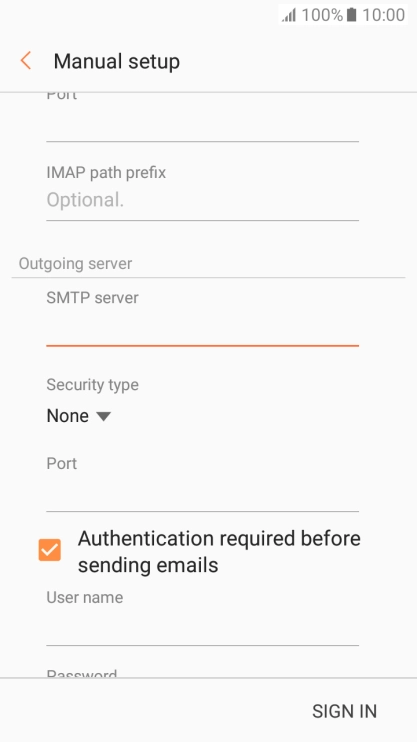 Press the field below Press the field below