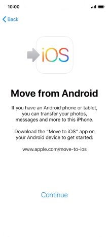 To transfer content to your phone, you need to install the app 