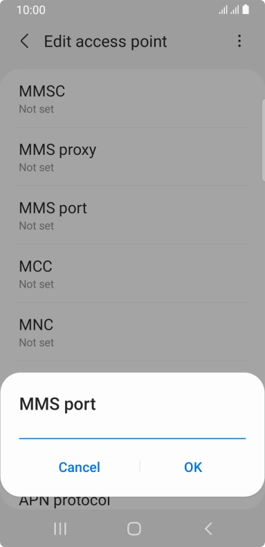 Key in 80 and press OK. Key in 80 and press OK.