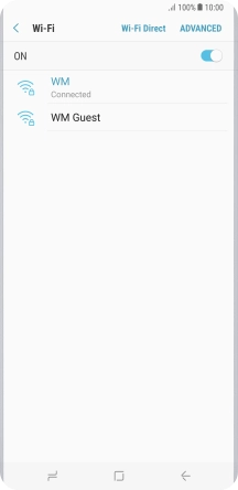 Press the Home key to return to the home screen.