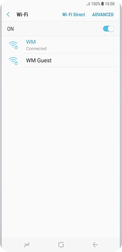 Press the Home key to return to the home screen.