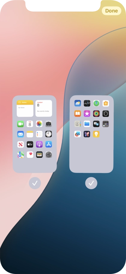 Press Done. Press Done.