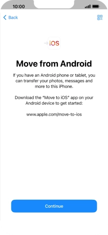 To transfer content to your phone, you need to install the app To transfer content to your phone, you need to install the app