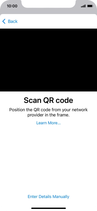 Place the QR code you've received inside the phone camera frame to scan the code. Place the QR code you've received inside the phone camera frame to scan the code.