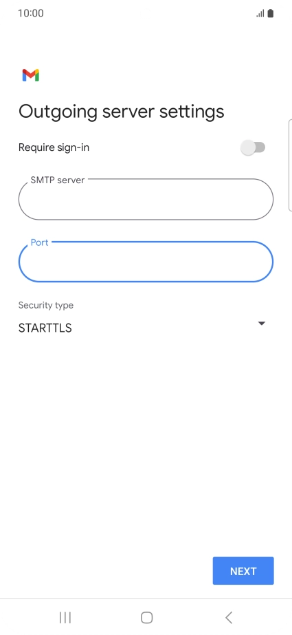 Press the drop down list below 