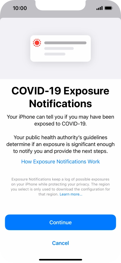 Press Continue. Press Continue.